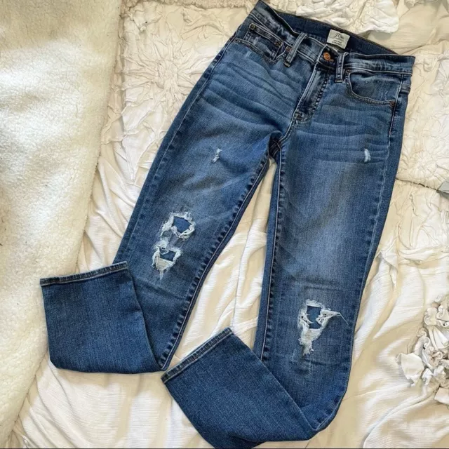 J. Crew Vintage Straight Leg Medium Wash Jeans 26