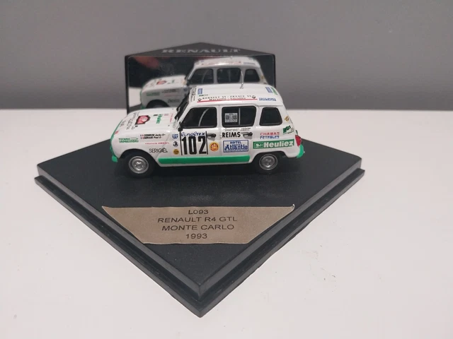 Renault 4CV 1955 ODEON 1/43 - Vert D'eau - Série Limitée 1008 Pièces - Neuf