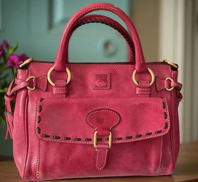 Dooney & Bourke Borsa A Tracolla Donna In Pelle Martellata, Grande, Con Tracolla Regolabile, Colore Naturale, Dimensioni 26x27x10 Cm - 5