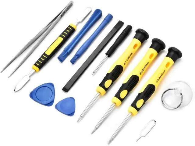Cellphone Repair Tool Kit for iPhone 4, 5, 5S, 5C, 6, 6S, 7, 8, 8 Plus, iPad