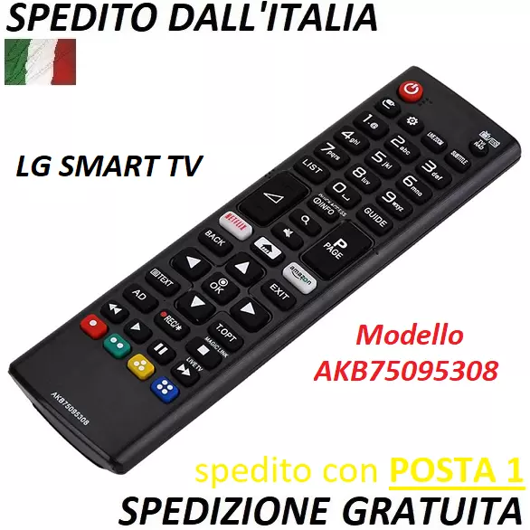 Telecomando per LG Smart TV   AKB75095308