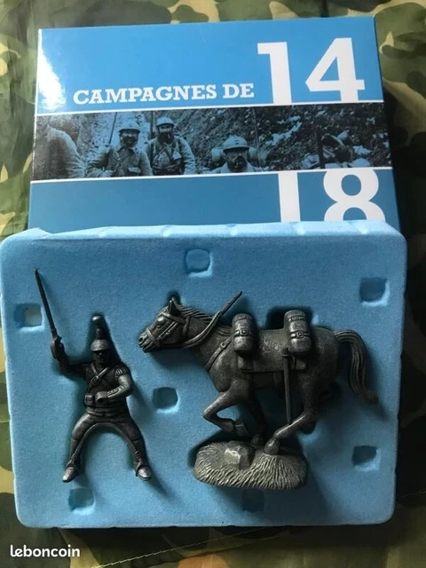 Soldat De Plomb Officier De Cuirassiers à Cheval 1914 - Atlas édition 1914/1918, Neuf