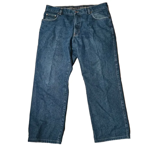 Ermenegildo Zegna Men’s 5 Pocket Blue Straight Jeans Made in Italy sz 38 38x28