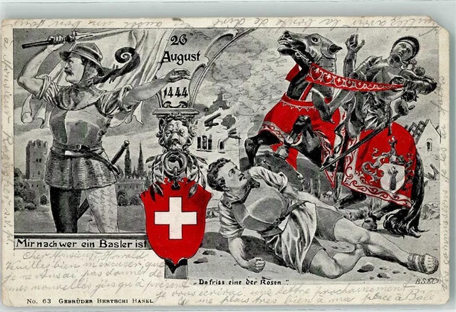 10605862 - Basel Schlacht St Jacob an der Birs 26 8 1944 Basel Stadt 1902