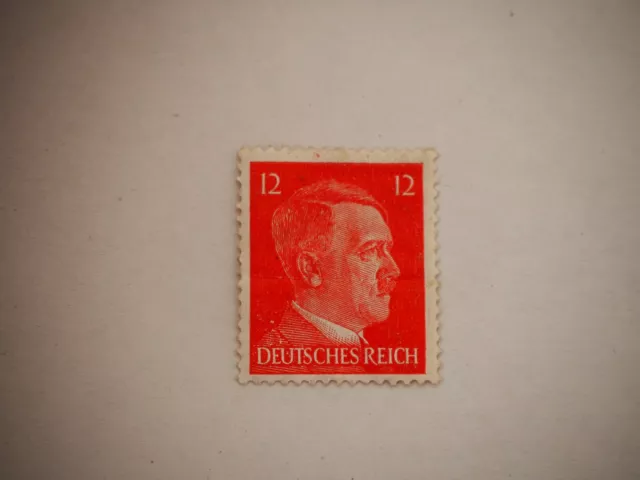 Briefmarke Deutsches Reich Hitler 12 Pfennig