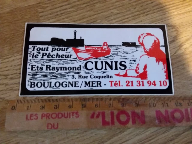 AUTOCOLLANT VINTAGE ANNÉE 80 SEALINK BRITISH FERRIES CHERBOURG à