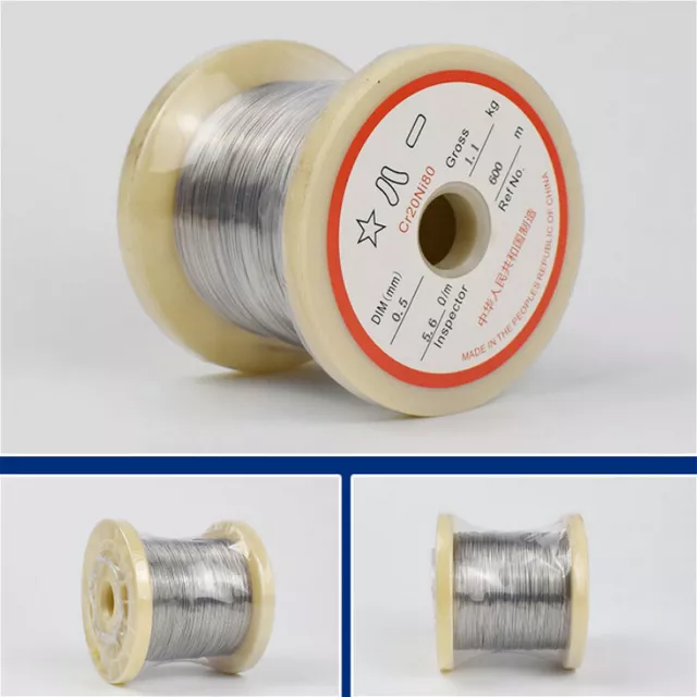 10 Metre Resistance Wire Nichrome Nickel Chrome Heating Cell Hot Foam Cut Craft