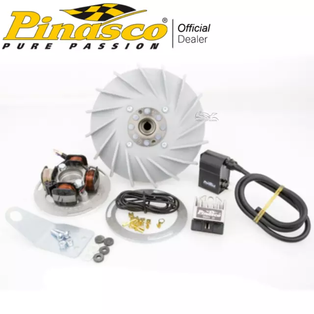 PINASCO KIT ACCENSIONE ELETTRONICA 12V VOLANO 1,6 Kg FLYTECH PER VESPA GS 150