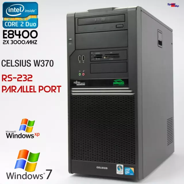 FSC Fujitsu Siemens Celsius W370 Ordinateur WORKSTATIOND2817 PC Parallèle Port