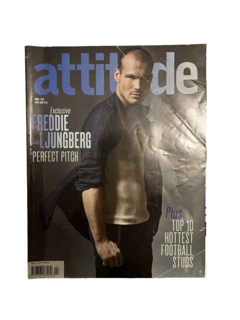Attitude Gay Interest Magazine Freddie Ljungberg Cover April 2006 Issue 144 Dawn