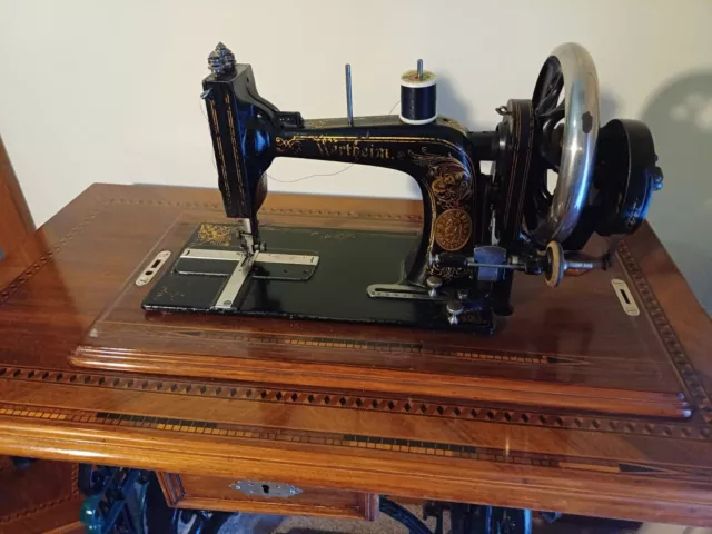 Antique Wertheim German made treadle Sewing Machine