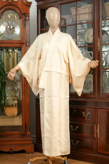 Dear Vanilla Japanese Juban Undergown Women's Kimono Inner Robe Genuine Vintage