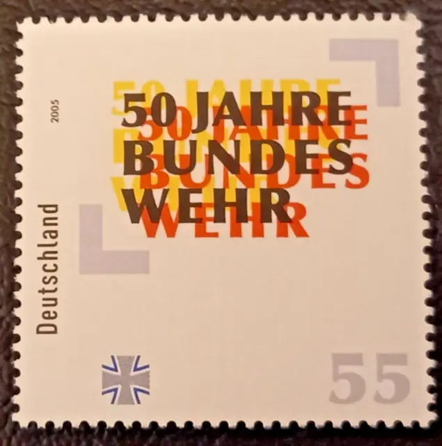 BRD 2005  Bund " 50 Jahre  Bundeswehr " MiNr.: 2497