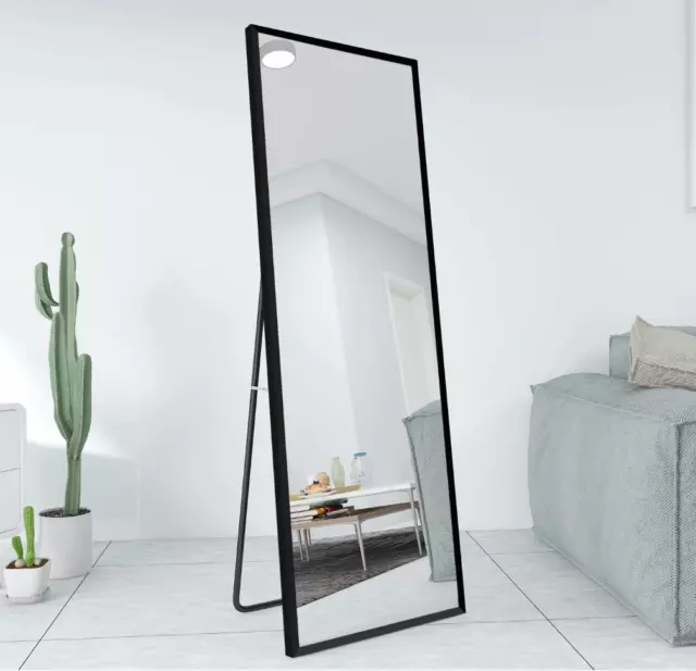 Espejo de longitud completa Beauty4U 140x50 cm independiente, colgante o inclinado.