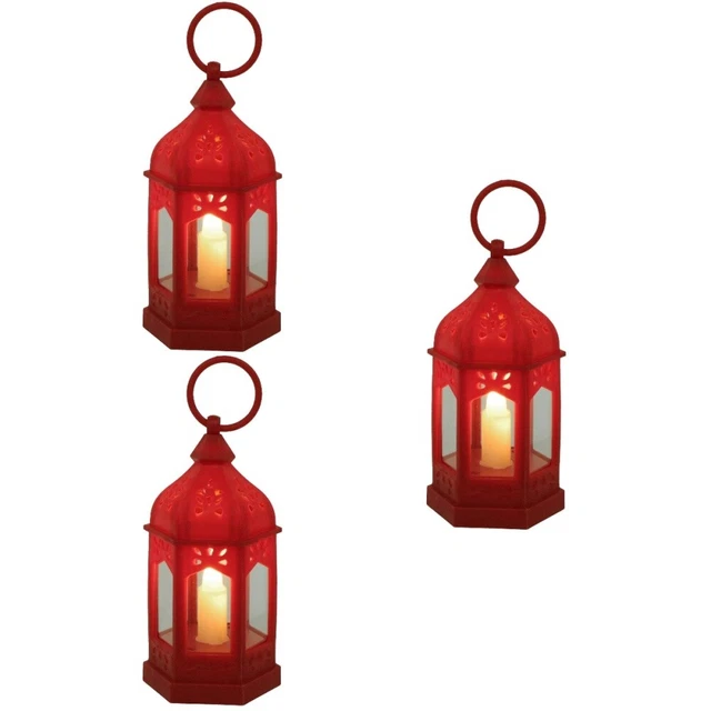3 PC Kerzenlicht LED-Elektronik Laterne Für Camping Retro-Kerzenlampe