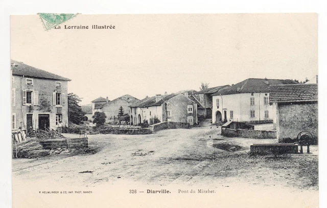 DIARVILLE Meurthe et Moselle CPA 54 Pont du Mirabet