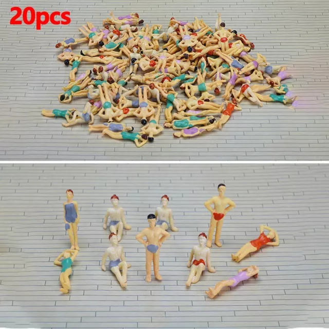 Enhance Your Model Train Scenes with 20 Painted Figures 1150 Scale People