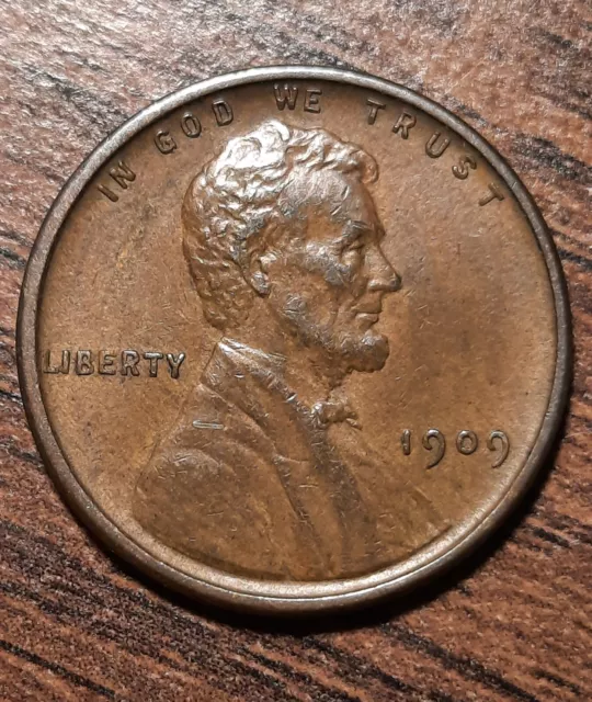 1909-VDB Lincoln Wheat Cent Penny