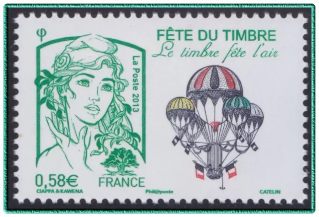 2013 FRANCE N°4809** Marianne Ciappa FETE de l'AIR, MONGOLFIERE balloon MNH