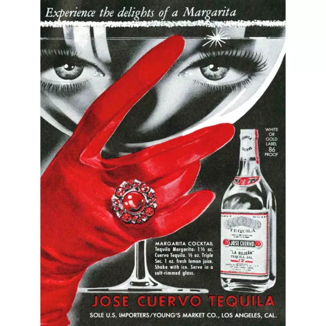 Advert Margarita Tequila Eyes Mexico Beverage 30X40 Cms Fine Art Print Art Poste