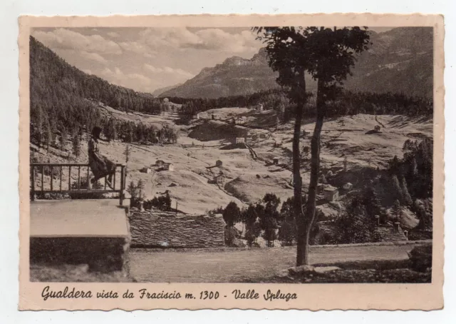 FRACISCIO - CAMPODOLCINO - Veduta di GUALDERA - Animata - Viaggiata -  Anno 1941
