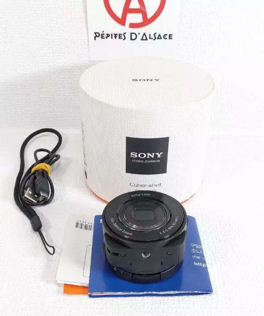 Sony Cyber-Shot DSC-QX10 Appareil Photo Numérique 18MP Zoom 10x Pour Smartphone