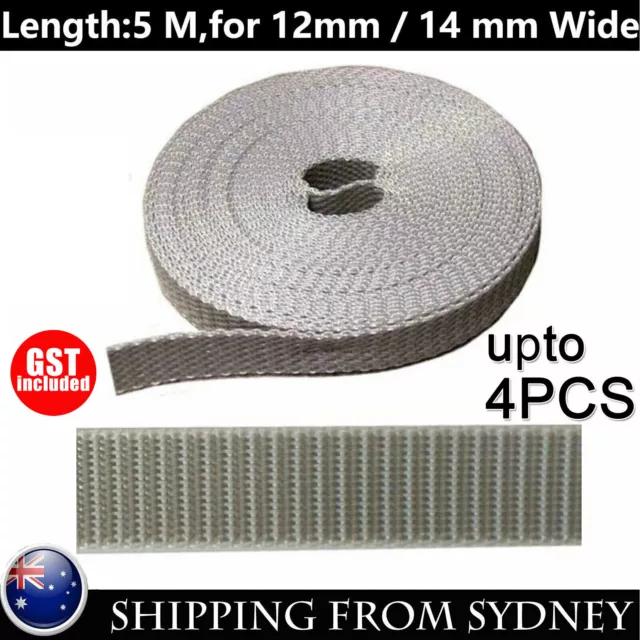 Roller Shutter Strap for Winder Box 5 Metres for 15 mm Wide DIY Repair AU