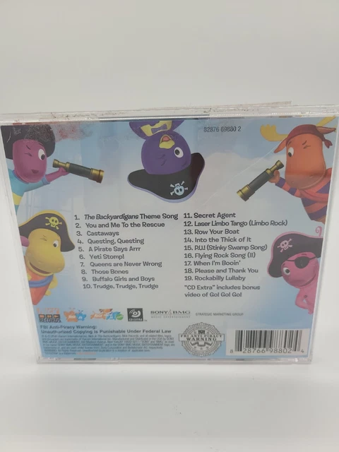 THE BACKYARDIGANS AUDIO CD By BACKYARDIGANS Nick Jr Theme Song Yeti ...