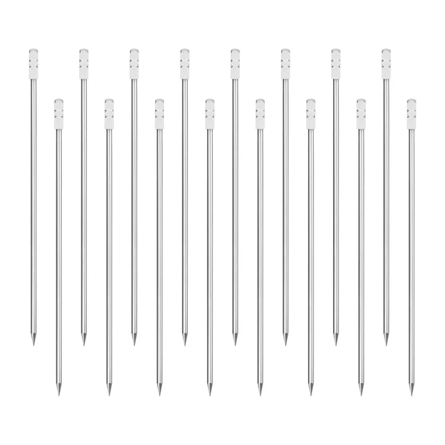 4.3" Metal Cocktail Toothpicks Drink Picks Cocktail Skewer for Cocktail 16Pcs