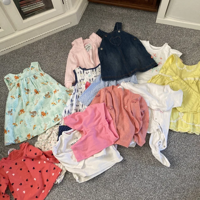 great quality baby girls clothes bundle age 6-9 months inc J Lewis