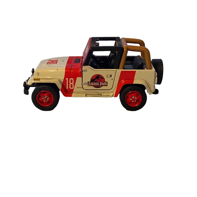JADA TOYS JURASSIC Park Jeep Wrangler 1/32 Die Cast Car JP18 4x4 - See ...