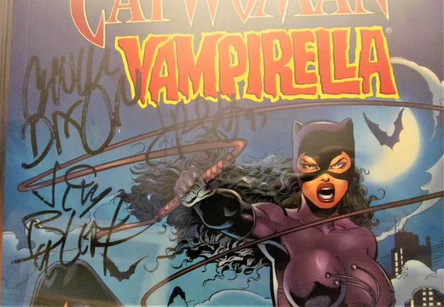 CATWOMAN VAMPIRELLA The Furies SIGNED CGC Graded Comic 7.5 VF- 1997 285/500 3