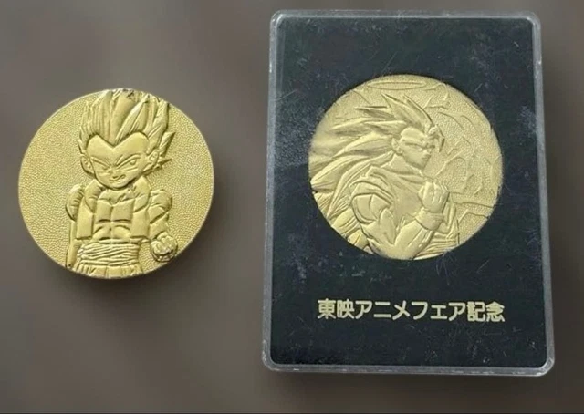 DRAGON BALL Z Toei Anime Fair Commemorative Medal Set of 2 $112.41