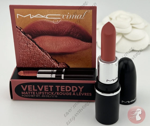 MAC MACXIMAL MATTE Lipstick 617 VELVET TEDDY New In Box