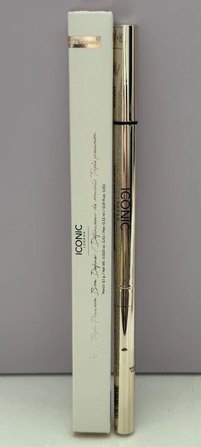 Iconic London Triple Precisión Definidor de Cejas Marrón Frío Nuevo en Caja Precio de venta sugerido por el fabricante £22