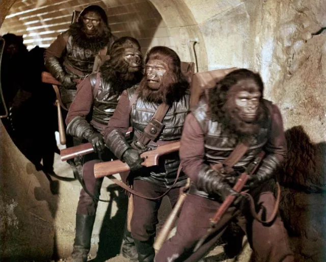 Planet of the Apes 24x36 inch Poster apes with rifles