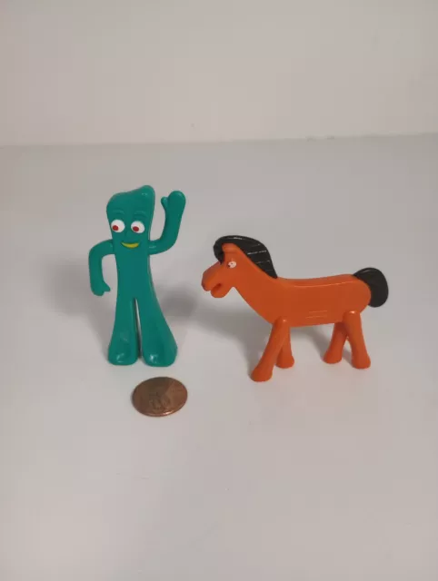 Vintage 1980's Jesco Gumby & Pokey Figures