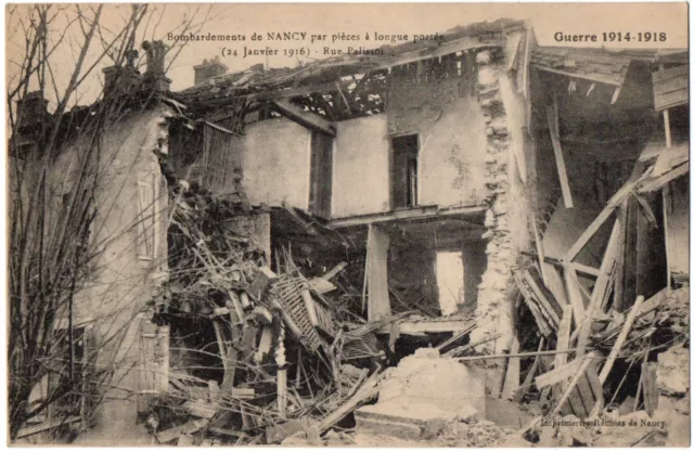 CPA 54 - NANCY (Meurthe and Moselle) - Rue Palissot, January 1916. 1914-1918.