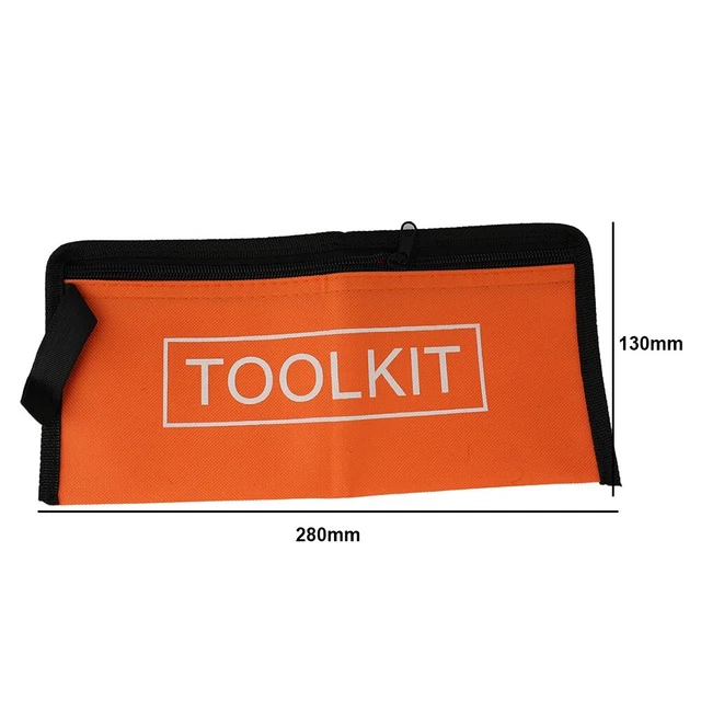 Outil Pochette Sac Toile Étui for Organisation Rangement Imperméable Oranges