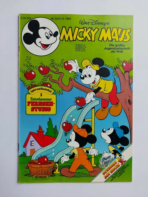 Ehapa - Micky Maus Nr. 22 / 31.5.1983 - Top Zustand / Z1 (mit Beilage)