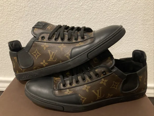 Louis Vuitton Slalom LV Monogram Sneaker Brown Men's Size 10 Shoes MS0192