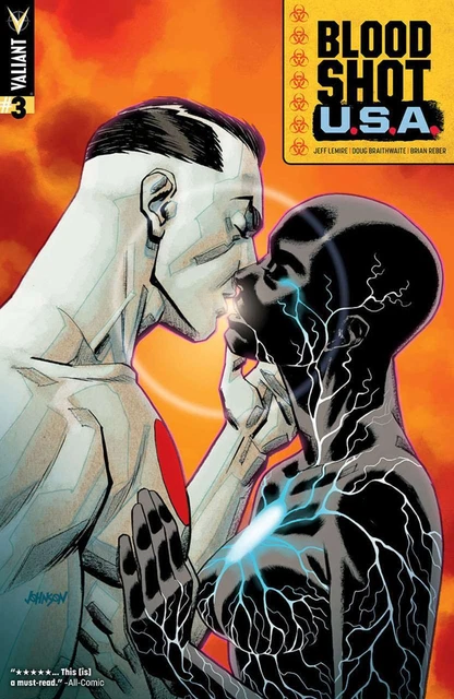 Bloodshot U.S.A. #3C VF/NM; Valiant | Jeff Lemire USA - we combine shipping