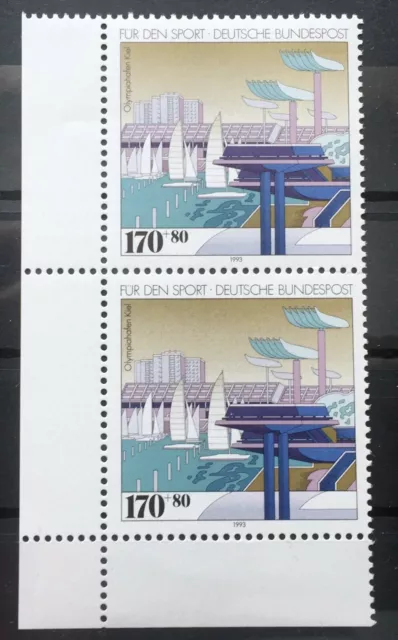 🇩🇪 BRD Bund Michel Nr. 1653 Postfrisch** als 2er Streifen und Eckrand (1993)