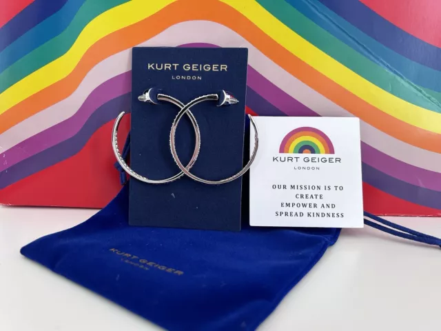 Kurt Geiger Rainbow Hoops Earings