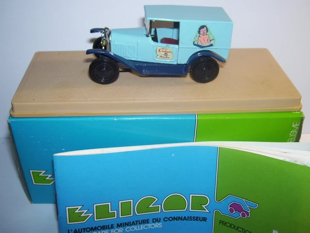 c ELIGOR CITROEN 5CV 5 CV 200 KG CAMIONNETTE 1926 BEBE CADUM REF 1018 BOX 1/43