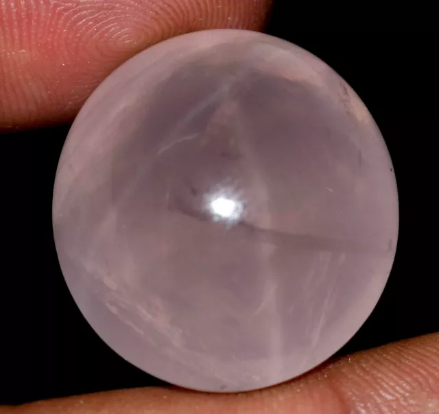 80.70 Ct Natural Pink Star Rose Quartz Loose Gemstone Certified Cabochon