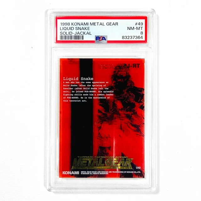 METAL GEAR SOLID TRADING CARD JACKAL 49