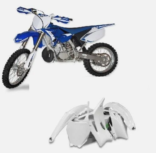 UFO 4Takt Replica Voorspatbord Zwart - Yamaha YZ125 YZ250