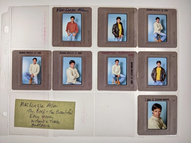 Dw4-456 Mackenzie Allen  Lot (8) 35Mm Orig Slide Via Dianna Whitley