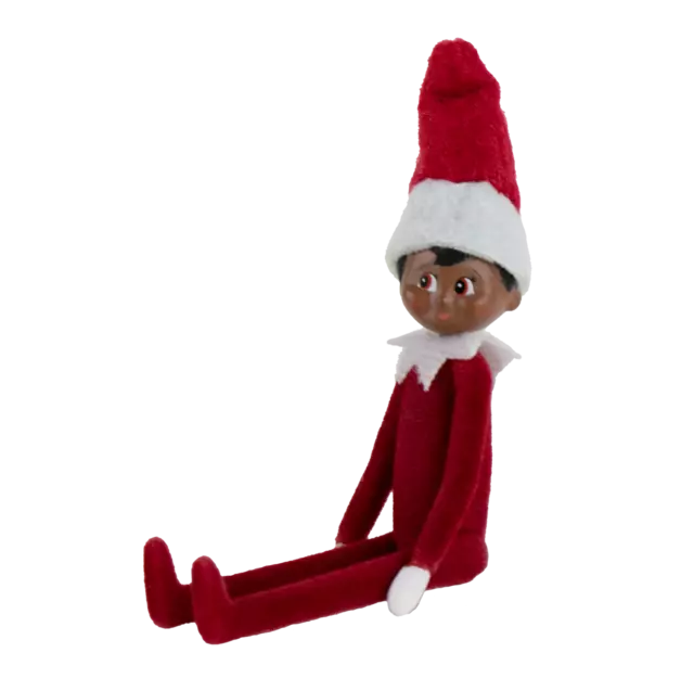 Worlds Smallest The Elf on the Shelf Mini Christmas Doll, Dark Tone Boy